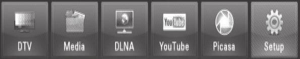Beállítások Általános beállítási műveletek Digitális TV beállítások 1 Nyomja meg a HOME 2 A b/b gombokkal válassza ki a [Beállítás]-t a [Home] menüben és nyomja meg az OK 3 A b/b gombokkal válasszon