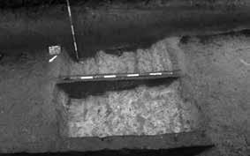 3. kép: Megújított árkok (4/1. lelőhely) Fig. 3: Renewed ditches (Site No. 4/1) területén 2010-ben végzett feltárás során előkerült árokrendszerekhez hasonló struktúra képét mutatják (SZILAS M.