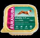 Ár: 499 Ft alutray Adult with beef-felnőtt kutyáknak marhahússal 150g Optimális arányban tartalmaz zsírsavakat, az omega-6 omega-3 5: 1 és 10: 1