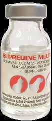 A Bupredin Multidose injekció fokozza a szedációhoz használt egyéb szerek pl. az acepromazin vagy a medetomidin hatását, ezért az utóbbiak adagját csökkenteni kell.