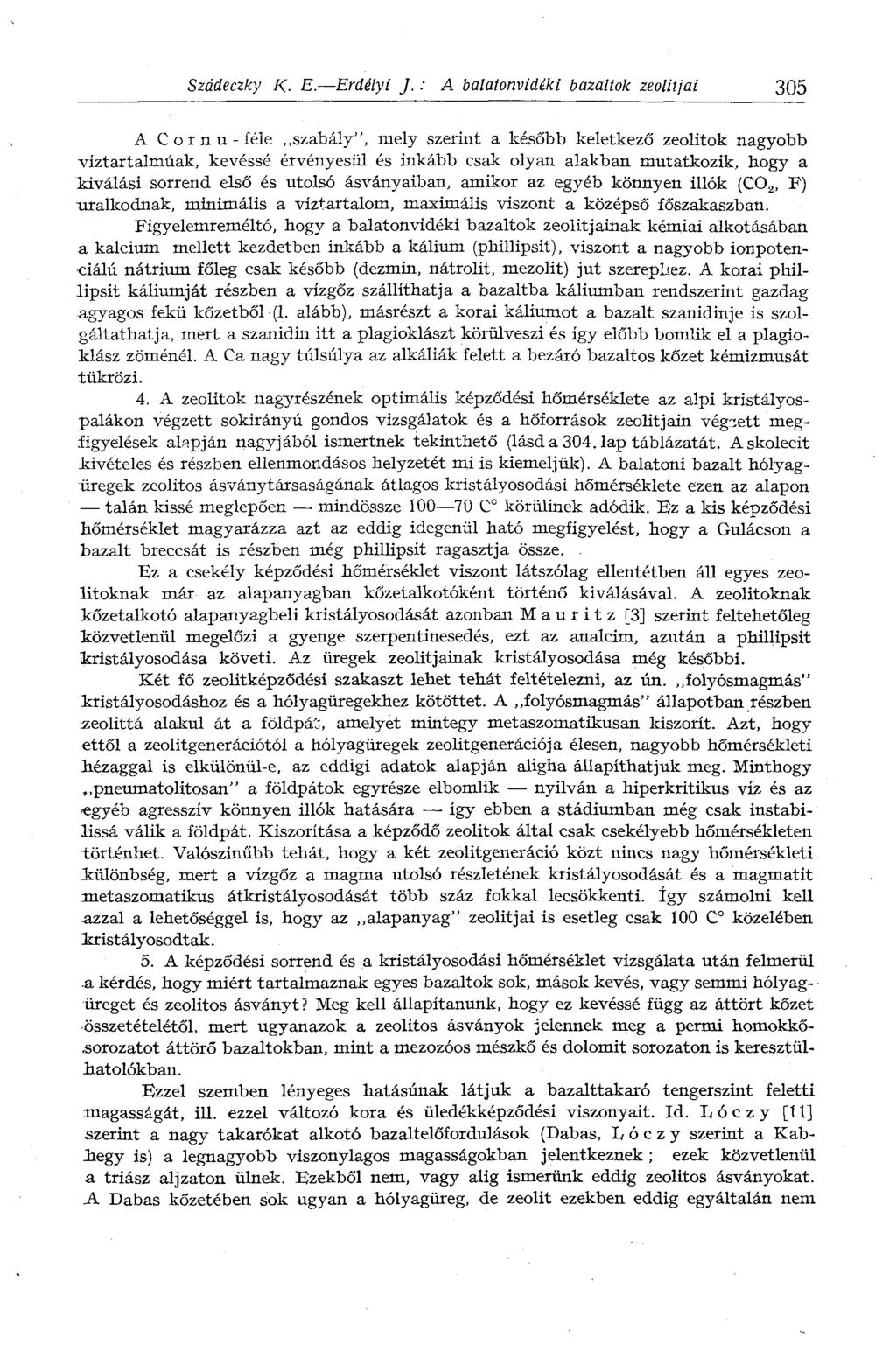Szádeczky К- E. Erdélyi J.