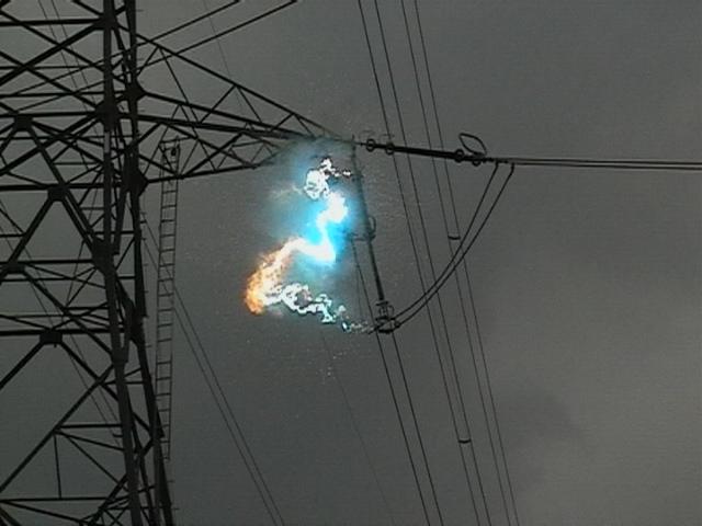 One-phase (S0) short circuit on the 400 kv transmission line Heviz-