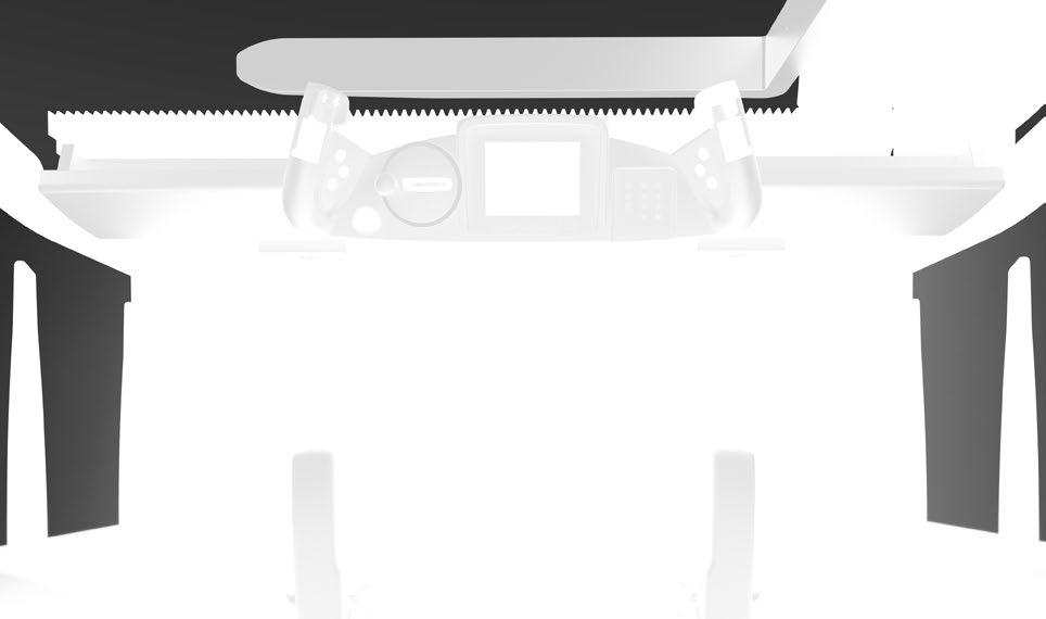 digitális teherbírás diagram, Softkey-vezérlés nagyfokú rugalmassághoz. Biztonsági üvegből készült panoráma ablak, mely véd a huzattól és szabad kilátást biztosít a villákra.