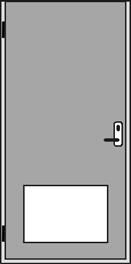 Beltéri acél acélajtó ajtó Program áttekintés / Szabvány: DIN Kiviteli megoldások (A méretek irányadó adatok) Ajtólap kivitel jele: Kiviteli megoldások (A méretek irányadó adatok) Levélbedobó és