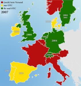 gyógyszerészeknek engedélyeztetniük kell honlapjaikat az Infarmed gyógyszerhatósággal. Belgium: A belga gyógyszerészek 2009. óta Interneten is árusíthatnak OTC készítményeket.