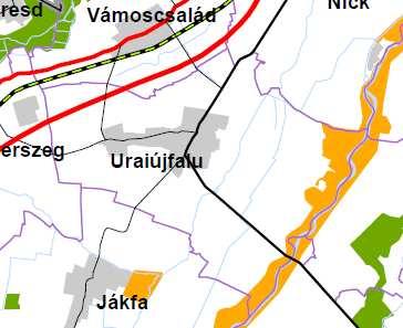 Térségi övezet megnevezése Ökológiai hálózat övezet Érintettség, hatályosság Nem érinti