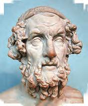 Homérosz (Kr. e. VIII. század) A legendás Homérosz az európai kultúra alapjait rakta le.