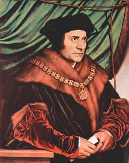 RÉGMÚLT KOROK ARANY OLDALAI ifj. Hans Holbein: Thomas More portréja, 1527 Arthur királynak és vitézeinek, a kerekasztal lovagjainak históriáját.