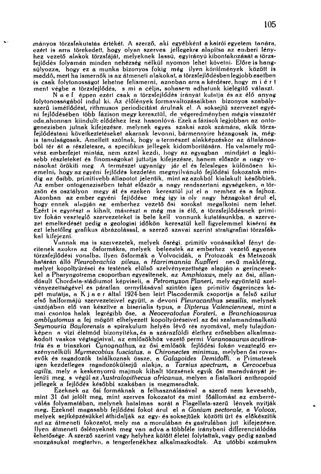 105 -mónyos lörzsfakulatós értékét.