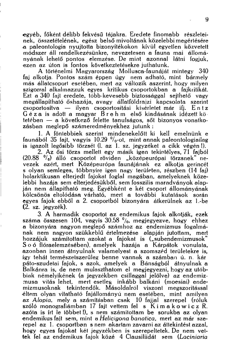 egyéb, főként délibb fekvésű tájakra.
