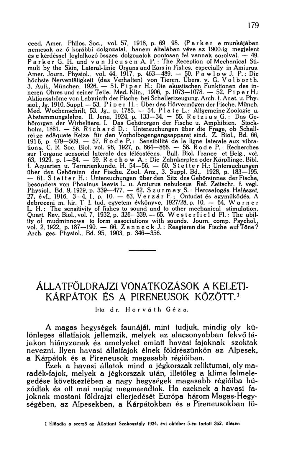 179 ceed. Amer. Philos. Soc., vol. 57, 1918, p. 69 98.