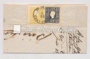 / 1859.01.02. Zone II. distance letter sent from Güns to Veszprém. Franked with type I. 10 krajcár stamp. Kikiáltási ár: 12.000 Ft 1859.01.05. III.