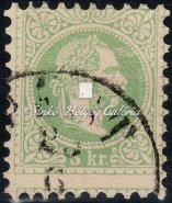 Typography 5 + 5 krajcár stamps with PISKOLT cancellation. 400 Gp. Kikiáltási ár: 60.000 Ft 1867.