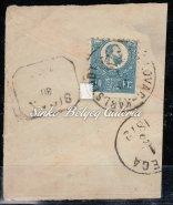 Kőnyomat 2 krajcáros bélyeg, gumi nélkül. Narancssárga színű. / 1871. Lithography 2 krajcár stamp without gum. Orange-yellow printing. Kikiáltási ár: 40.