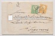 , vertical right sheet margin copy with an extreme perforation into the picture. 2,75-3,25 mm distance between the stamps.