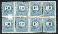 Fekete számú krajcáros (5 Koronás) 241. tétel 1889. Fekete számú krajcáros. 50 kr. Elektrotíp, luxus. / 1889. Black-numbered krajcár. 50 kr. Electrotype, luxury.