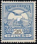 000 Ft 1909. Turul 5 Koronás bélyeg, luxus darab. / 1909.
