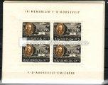 (80 000 HUF) 1947. F. D. Roosevelt-L Fordított képállású 4-es kisív sor 1947. F. D. Roosevelt-L Fordított képállású 4-es kisív sor (8 kisív).