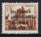 (6 érték, 100 sor) (50 000 HUF) / 1957. Red Cross IV. Unfolded sheet set of 100. (6 values, 100 sets) (50 000 HUF) 1956.
