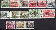 Soproni felülnyomás MEFESZ 15 ﬁlléres bélyegen 375. tétel 1957. Meghatalmazás-érvényes. 3 Ft-os 4-es tömbben. / 1957.
