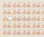 (40 stamps with tab) 1985. 200 éves a mezőhegyesi lótenyésztés. 50-es hajtott ívben.