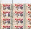 Great Hungarians - Aladar Kőrösfői-Kriesch was born 150 years ago Folded complete sheet. (50 stamps) 2013. Magyarország Állatvilága VII.