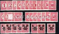 444-453 453. tétel Portóbélyegek, küldemények / Postage due stamps, letters 1926/29/31. Pengő-Fillér Portó I., II. és kisegítő portó bélyegek Kikiáltási ár: 5.