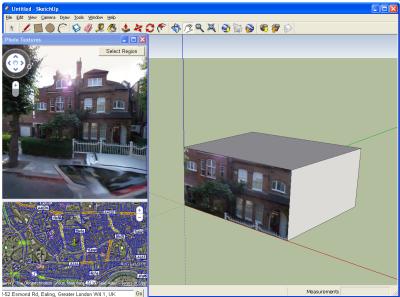 SketchUp Gyors, egyszerű 3D-s szerkesztés Egyszerű egérműveletek KML