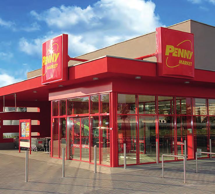PENNY MARKET KFT. GESUNDES WACHSTUM IN UNGARN DURCH HEIMISCHE PRODUKTE PENNY MARKET GEHÖRT ZUR DEUTSCHEN REWE GROUP, DIE MIT IHREN ÜBER 345.000 MITARBEITERN UND 15.