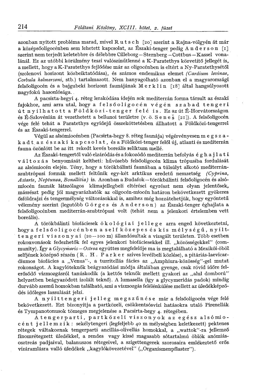 214 Földtani Közlöny, C. kötet, 2.