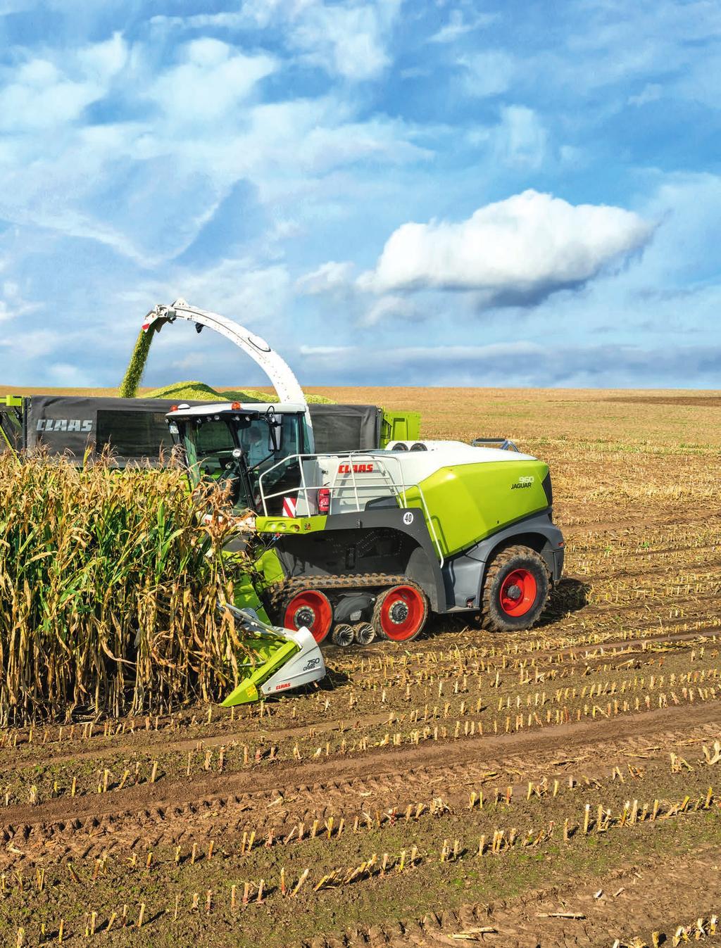 SILÓZÓK agritech 17 KÖZÚTON IS JÓL BOLDOGUL A TERRA TRAC járószerkezetet tökéletesen integrálták az új JAGUAR