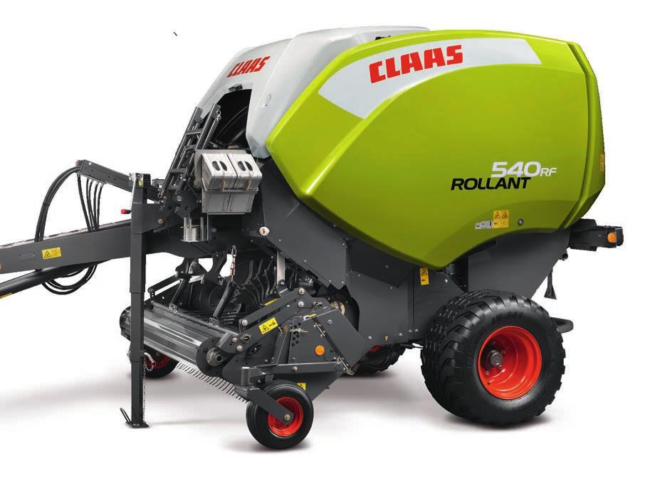 BÁLÁZÓK 08 agritech OPTIMÁLIS LÁNCKENÉS Valamennyi tömörítőhenger közvetlen hajtású, a gép bal oldalán. Ezáltal csökken az erőigény, és egyenletes az erő eloszlása a hengeren.