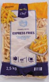 Burgonyagerezdek 4x2,5 kg 369,- 468,63 148528 2,5 kg METRO Chef Burgonyakrokett 4x2,5 kg 369,- 468,63 142833 2,5 kg METRO Chef Burgonyagerezdek 4x2,5 kg 319,- 405,13 142836 2,5 kg METRO Chef