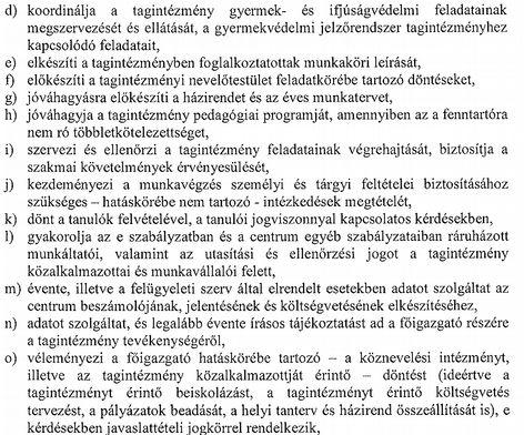 FELADAT ÉS HATÁSKÖRÖK 3.