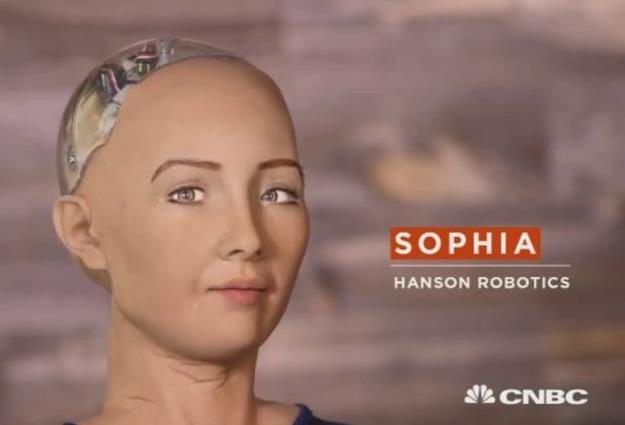 Sophia, an emotionally expressive humanoid robot