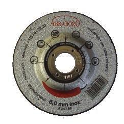 vágókorong kőzet  D 115 x 1,0 x 22 050711501006 125 x 1,0 x 22 050712501006 kiszerelés: 10 db / csomag ABRABORO