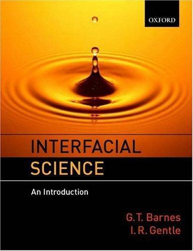 R.: Interfacial Science, Oxford University Press, (2005). Paul C.