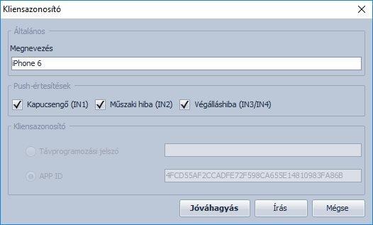 5.9.1 A legelső (admin jogosultságú) felhasználó hozzáadása A legelső (admin jogosultságú) felhasználót célszerű a programozószoftverben hozzáadni, illetve beállítani a felhasználó jogosultságait