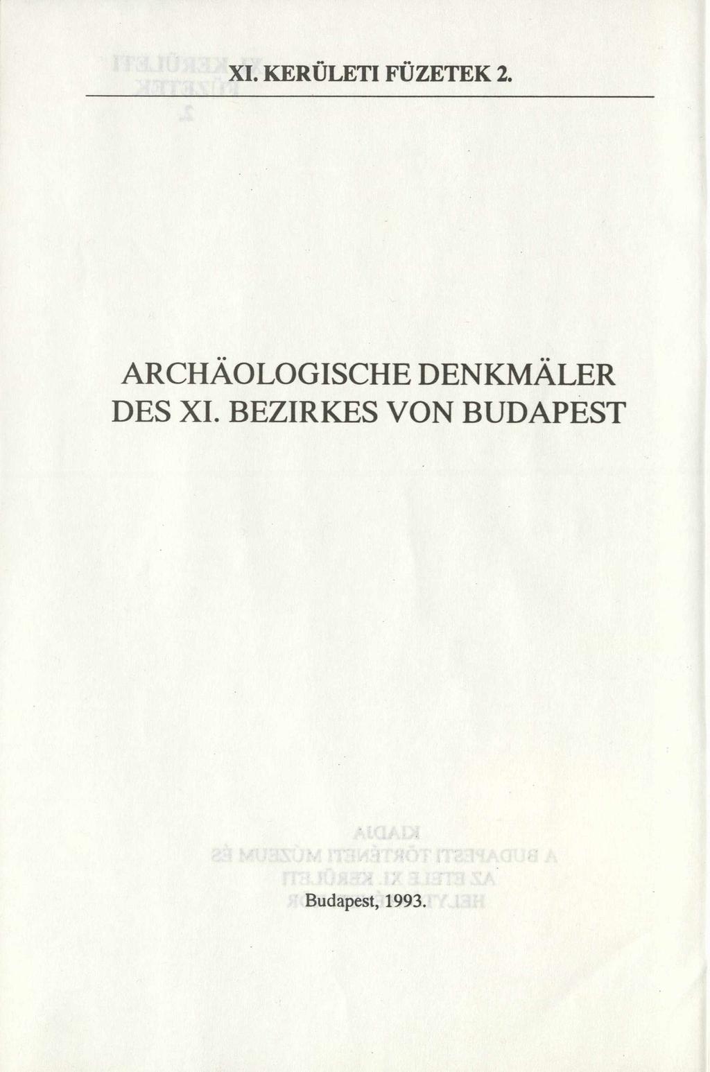 XI. KERÜLETI FÜZETEK 2.