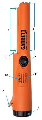 exkluzív "talajkaparó él" 5 LED Flashlight 6 Vízálló