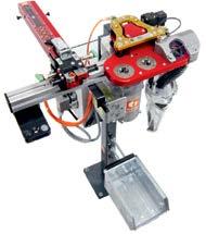 elektródafaragó és -cserélő rendszer, elektródatárral és