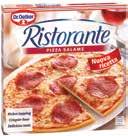 RISTORANTE PIZZA többféle, 300-340 g, 1 997-1 762 Ft/kg 899 Ft -300 Ft 599 Ft RISTORANTE