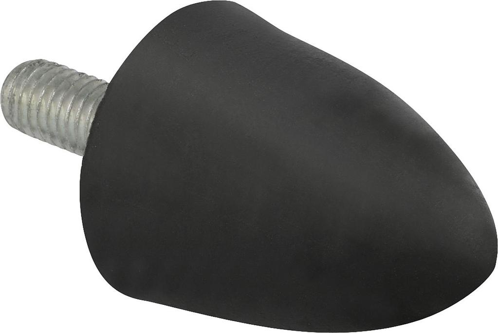 K0574 Gumipuffer, parabola alakú 5.6 szilárdságú acél fémalkatrészek.
