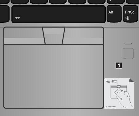 Az NFC-funkció aktiválása Alapértelmezés szerint az NFC funkció engedélyezett. Ha a számítógépe NFC szolgáltatása ki van kapcsolva, akkor a következők segítségével engedélyezheti azt: 1.
