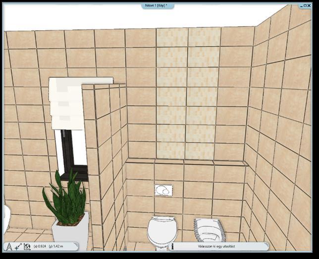 3. Workshop: Fürdőszoba tervezés - Burkolás 107 3.3. Burkolat minta létrehozása Burkolat stílusok Az előbbiekben bemutattuk hogyan használható a 3D burkolás a burkolat gyors és egyszerű elhelyezésére.