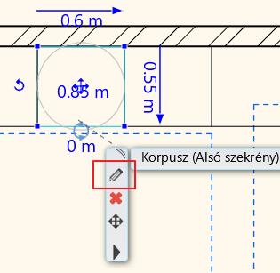 elhelyezéskor a falhoz, illetve egymáshoz