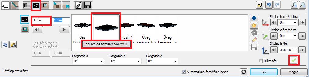 Zárja be a párbeszédablakot az OK gomb megnyomásával. 4.3.1.