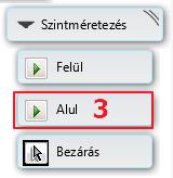 A rajzlap jobb felső sarkában válassza ki, hogy a magasságpont az alsó vagy a felső falsíkon helyezkedik el (3).