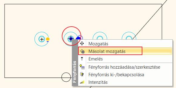 alaprajzon másoljuk át a 2. lámpabúrából.