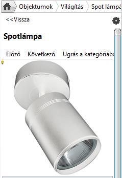 222 6. Workshop: Fények Lehetősége van átnevezni a lámpát.